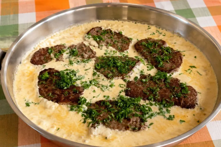 Imagem da Receita de Bife de Lagarto com Molho Branco.
