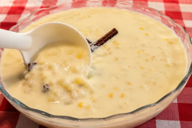 Imagem da Receita de Canjica Amarela com Leite Condensado.