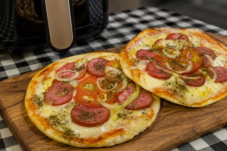 Imagem da Receita de Pizza com Massa de Rap10 na Airfryer.