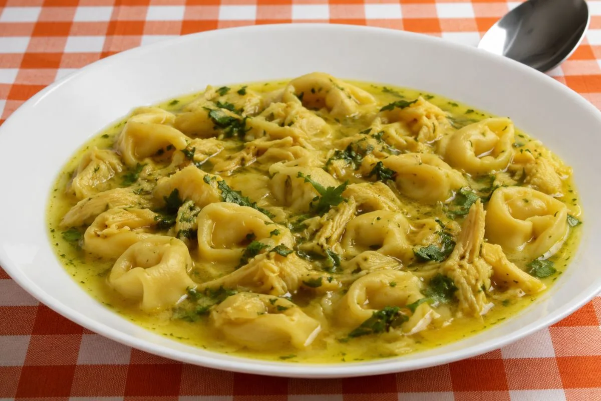 Imagem da Receita de Sopa de Capeletti com Frango.