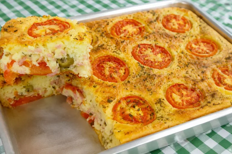 Imagem da Receita de Torta de Pizza de Liquidificador Sem Leite.