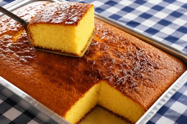 Imagem da Receita de Bolo Algodão de Fubá.