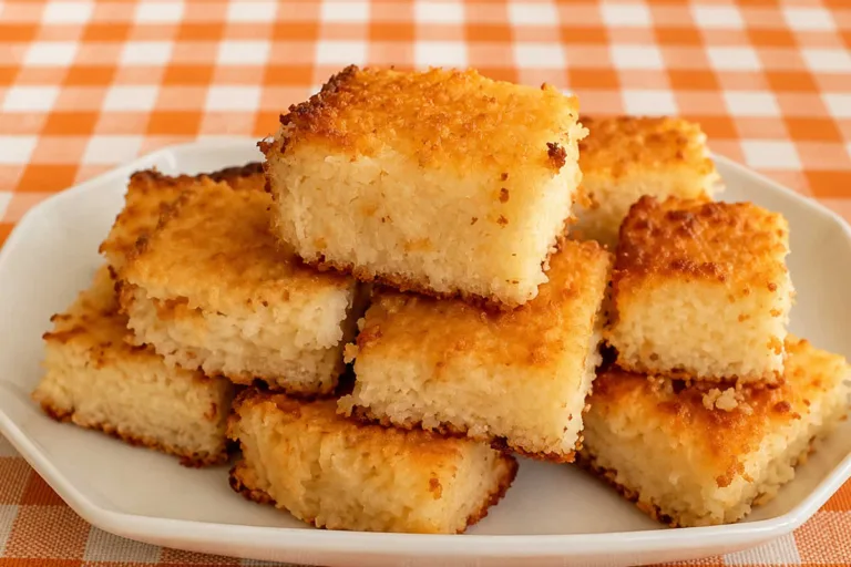 Imagem da Receita de Bolo de Aipim com Queijo Ralado.