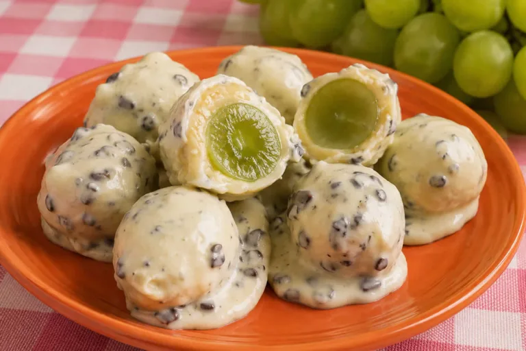 Imagem da Receita de Bombom de Uva Cravejado.