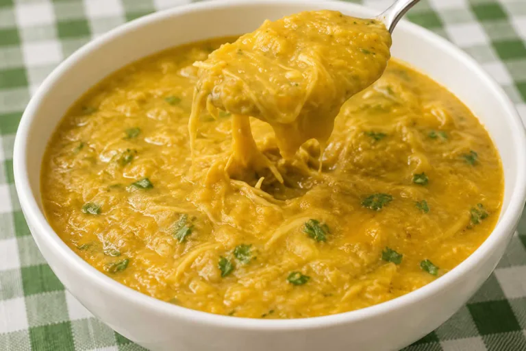 Imagem da Receita de Caldinho de Chuchu com Frango para Emagrecer.