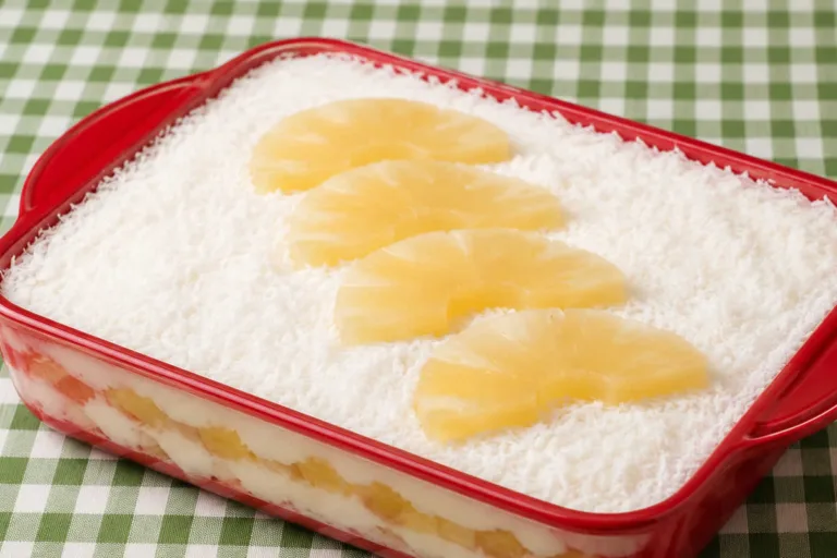 Imagem da Receita de Lasanha de Abacaxi com Coco.