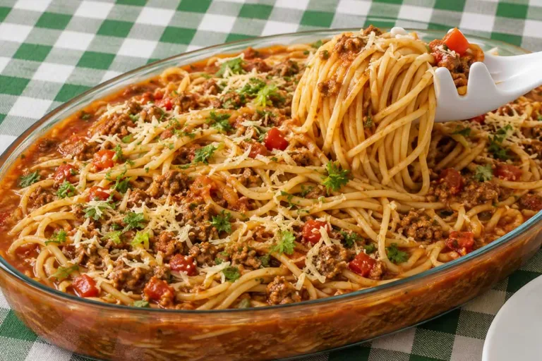 Imagem da Receita de Macarrão com Carne Moída e Calabresa.
