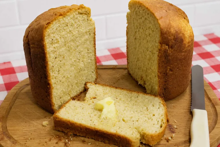 Imagem da Receita de Pão de Milharina na Panificadora.