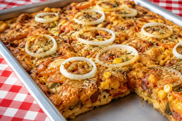 Imagem da Receita de Pizza de Sardinha com Milho e Ervilha.