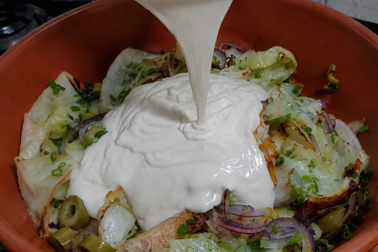 Imagem da Receita de Salada de Repolho Assado com Maionese.