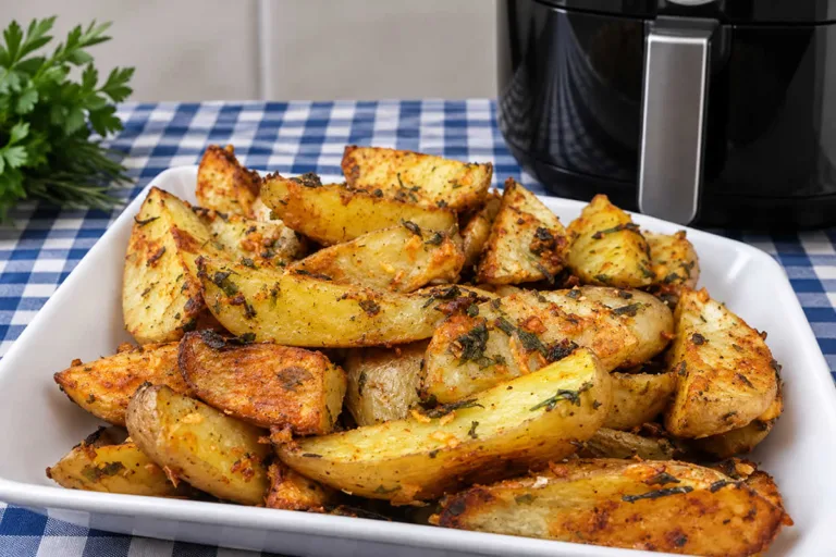 Imagem da Receita de Batata Assada na Airfryer com Manteiga e Ervas.