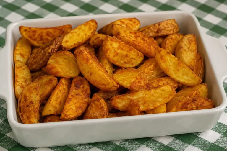 Imagem da Receita de Batata Rústica na Airfryer com Páprica e Alho.