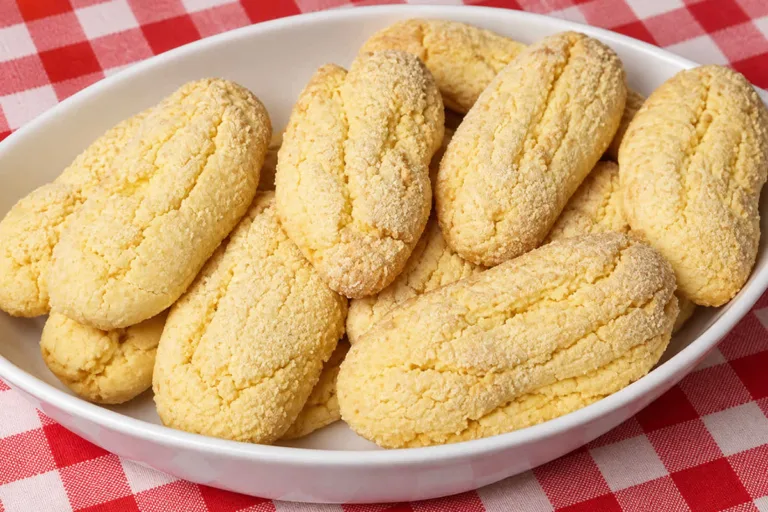 Imagem da Receita de Bolacha Caseira de Fubá Cozido.