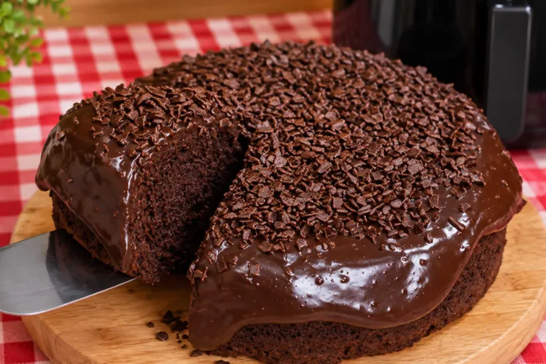 Imagem da Receita de Bolo Nega Maluca na Airfryer.