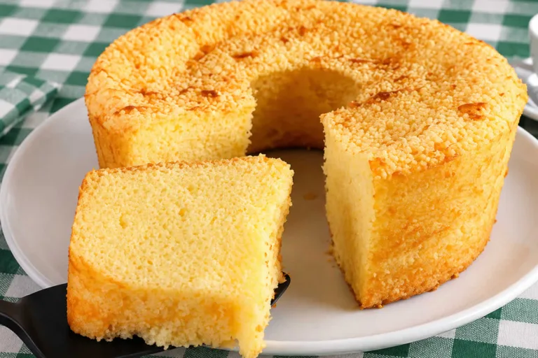 Imagem da Receita de Bolo Salgado Simples de Tapioca Granulada.