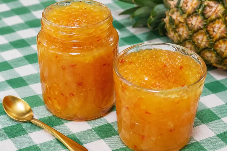 Imagem da Receita de Geleia de Abacaxi com Pimenta.