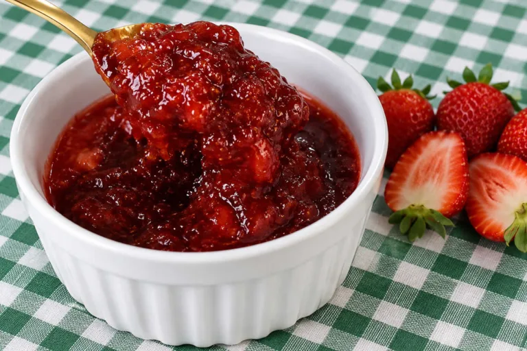 Imagem da Receita de Geleia de Morango para Recheio de Bolo.