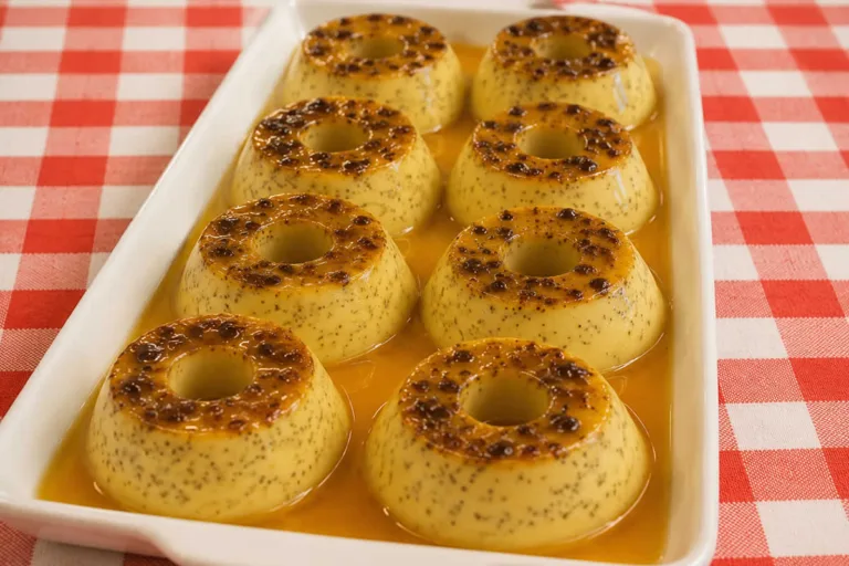 Imagem da Receita de Mini Pudim de Maracujá.