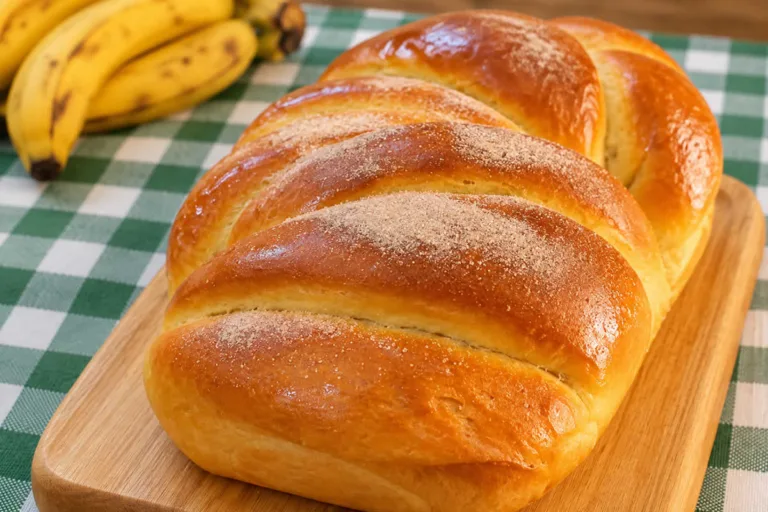Imagem da Receita de Pão de Banana de Caseiro.