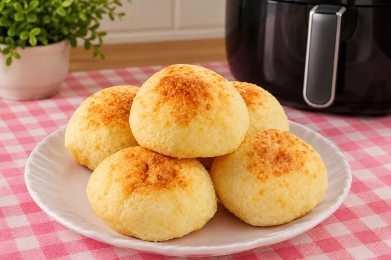 Imagem da Receita de Pão de Queijo Caseiro na Airfryer.