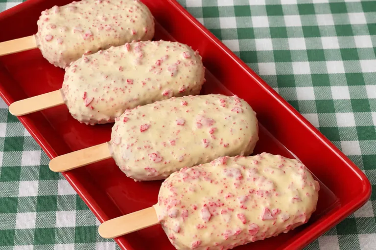 Imagem da Receita de Picolé de Morango Cravejado.