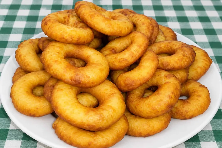 Imagem da Receita de Rosquinha de Batata Doce Frita.