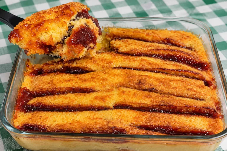 Imagem da Receita de Torta de Flocão de Milho com Goiabada.
