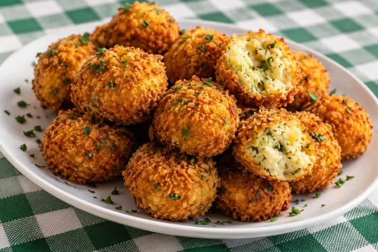 Imagem da Receita de Bolinho de Grão de Bico Frito.