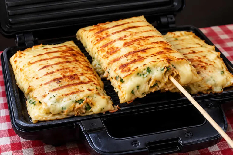 Imagem da Receita de Crepe Fit na Sanduicheira.