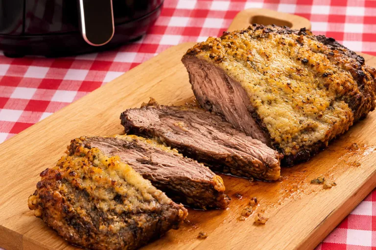Imagem da Receita de Fraldinha com Crosta de Alho na Airfryer.