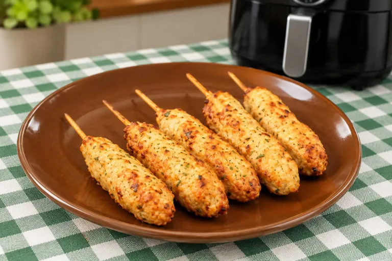 Imagem da Receita de Kafta de Frango na Airfryer.