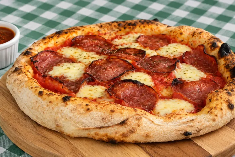 Imagem da receita de Massa de Pizza de Longa Fermentação.