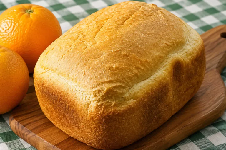 Imagem da Receita de Pão de Laranja na Panificadora.
