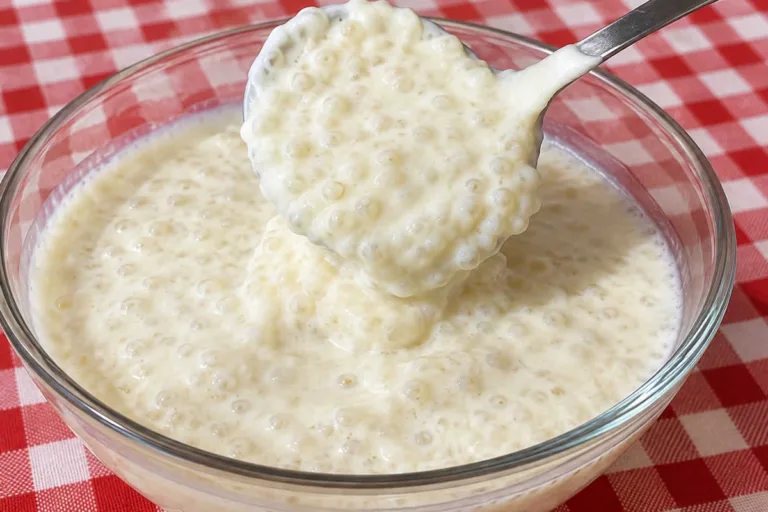 Imagem da Receita de Sagu de Leite Condensado.