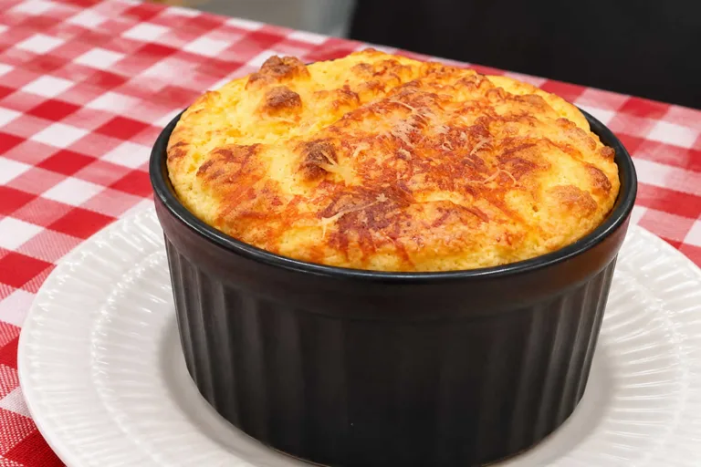 Imagem da Receita de Suflê de Cenoura para o Jantar.
