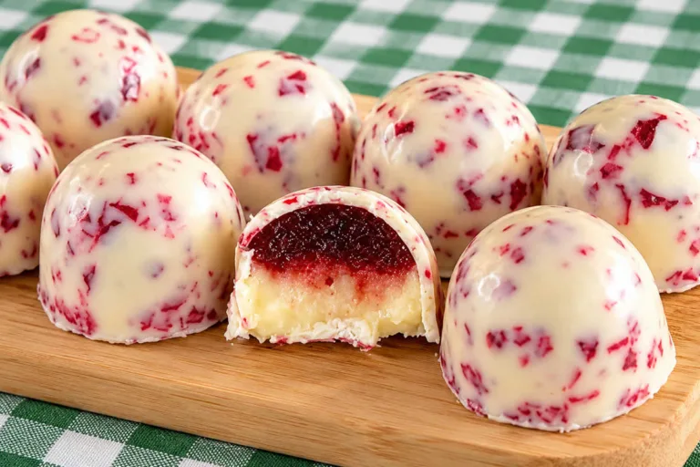 Imagem da Receita de Trufa de Morango Cravejado.